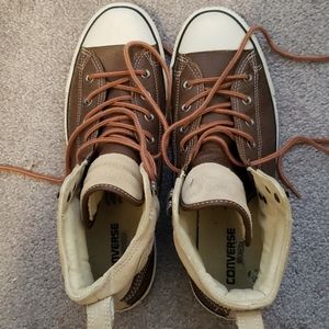 MEN'S BROWN LEATHER CONVERSE